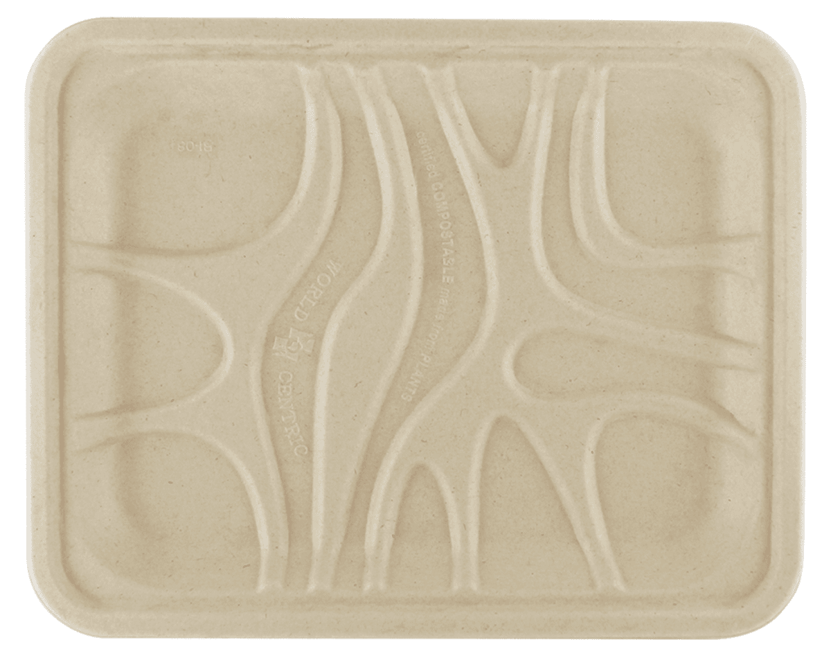 9.125 x 7.125 x .65” Tray PLA Lined