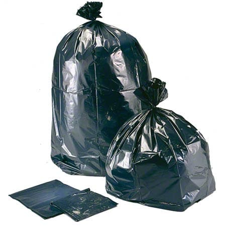 Heavy Duty HDPE Can Liner, 30 x 37", Black