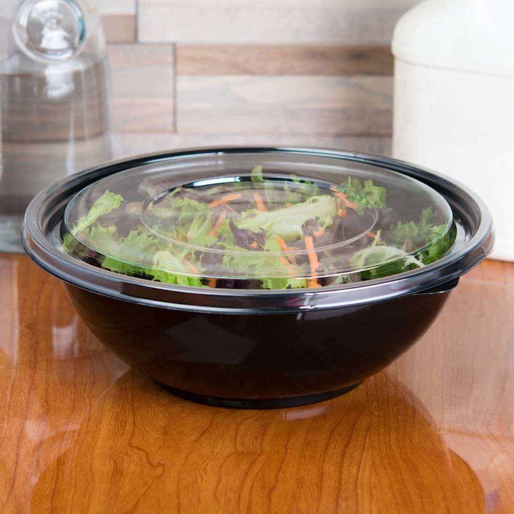80 oz Round PET Bowl, Black - Image 6