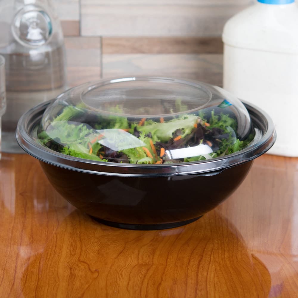80 oz Round PET Bowl, Black - Image 7