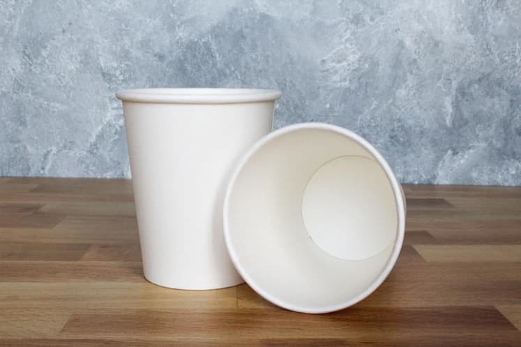 8 oz Paper Hot Cup, White