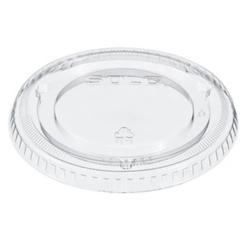 No Slot Clear Lid - fits 9 oz Squat Cold Cup