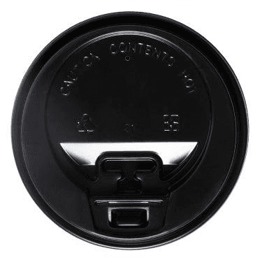 Black Dome PS Lid - fits 12-20 oz Paper Hot Cups
