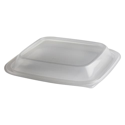 Clear PP Lid - fits 16 oz Square PP Food Container