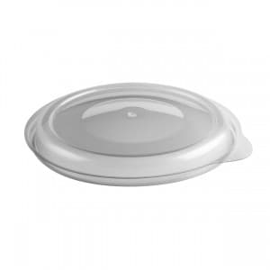 Flat PP Lid - fits 12-16 oz Round PP Bowls