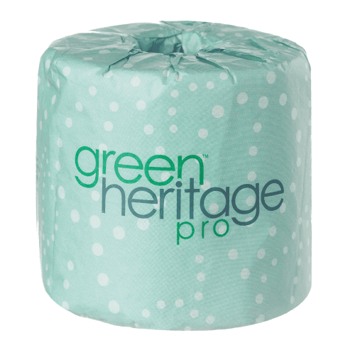 100% Recycled 2-Ply Bath Tissue, 500 sheets per Roll - Image 2