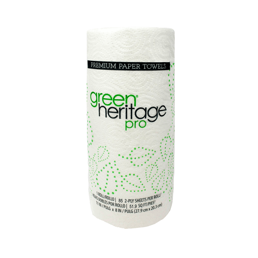 100% Recycled 2-ply Kitchen Roll Towel, 85 sheets per Roll - Image 2