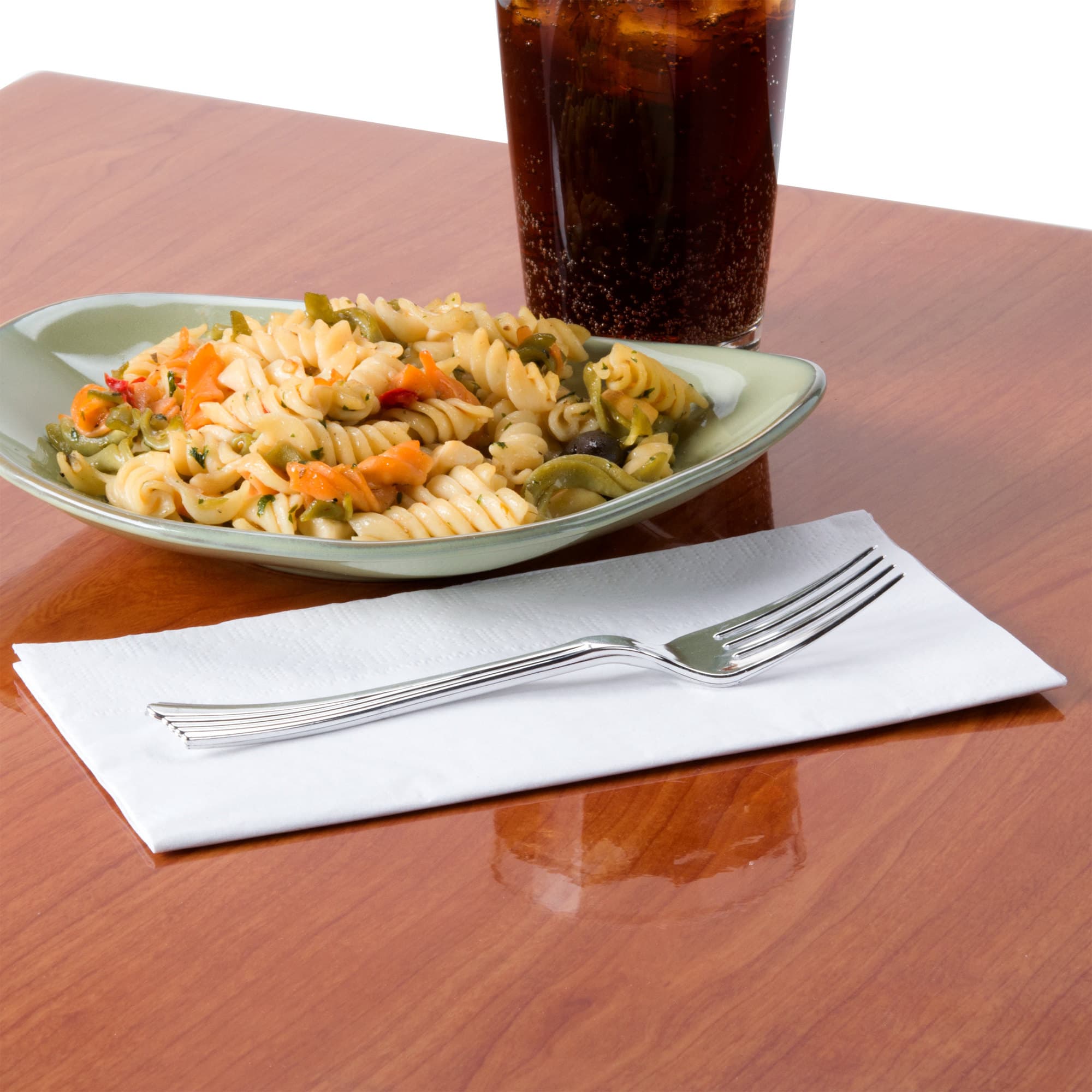 15" x 17" 2-Ply White Dinner Napkin (7.5" x 4.25" Folded) - Image 3