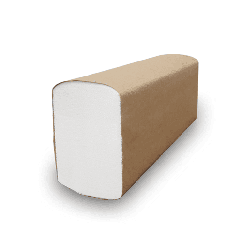 White Multifold Paper Hand Towel, 9.25 x 9.5" - Image 2