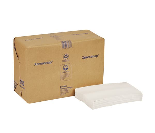 8.5" x 13" White Xpressnap Dispenser Napkin (4.3" x 6.5" Folded)