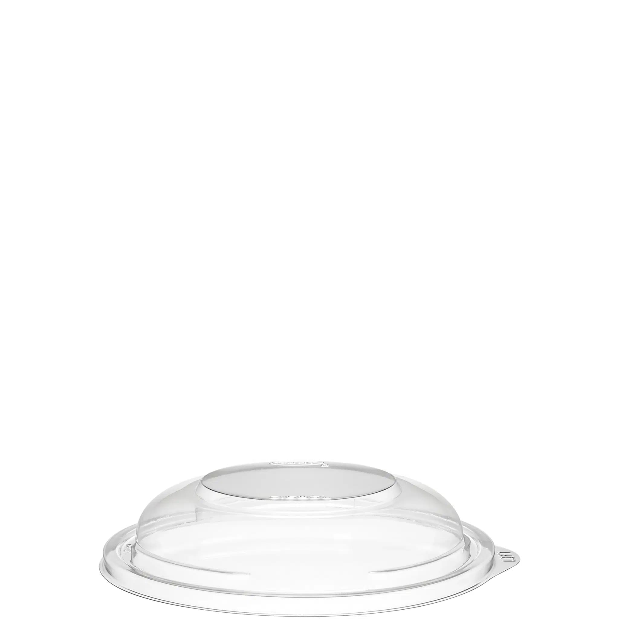 Clear Dome PET Lid - fits 8-16 oz Round PET Bowls
