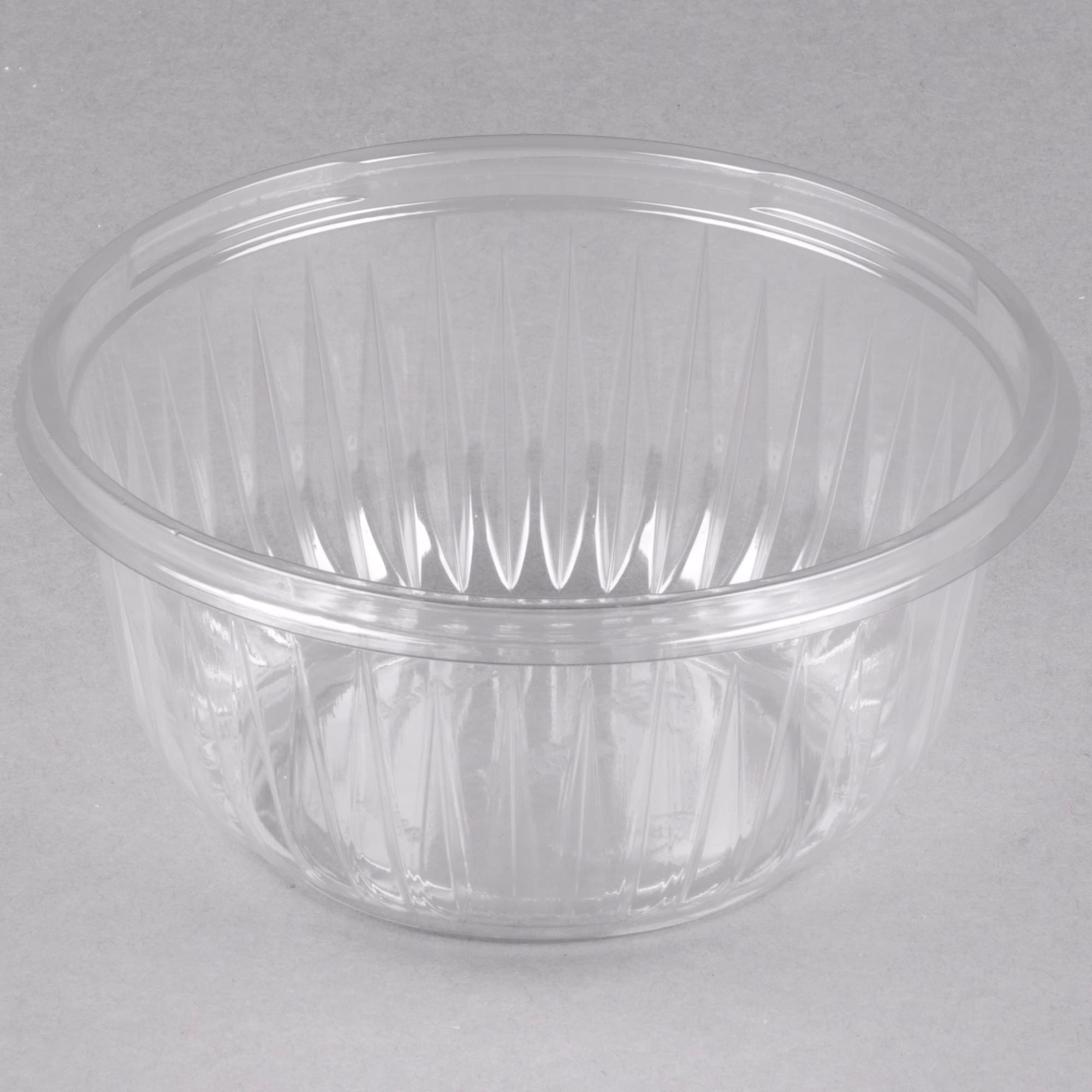 16 oz Round PET Bowl, Clear - Image 4
