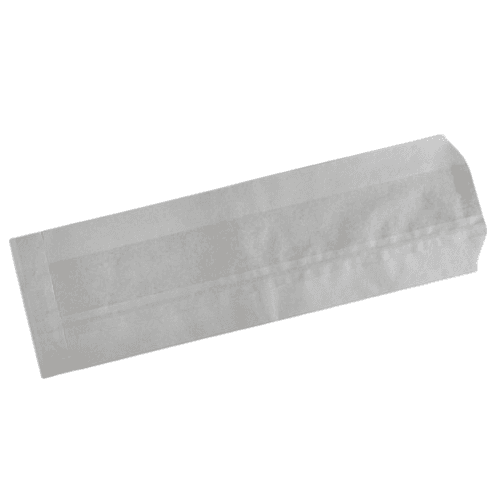 4.5" x 2" x 14" White Submarine Sandwich Bag - Image 2