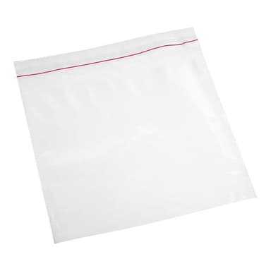 6" x 6" x 1" Clear Resealable PP Bag