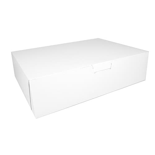 19" x 14" x 5" White Non-Window Bakery Box - Image 2