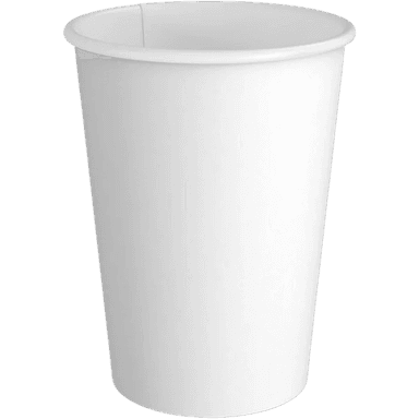 Plain White Coffee Cup