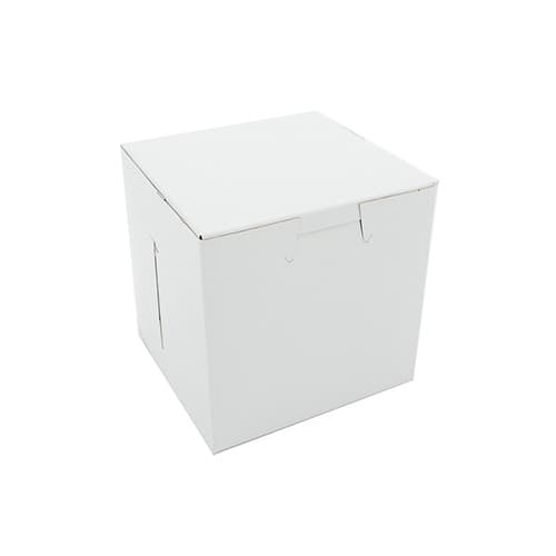 4.5" x 4.5" x 4.5" White Non-Window Bakery Box