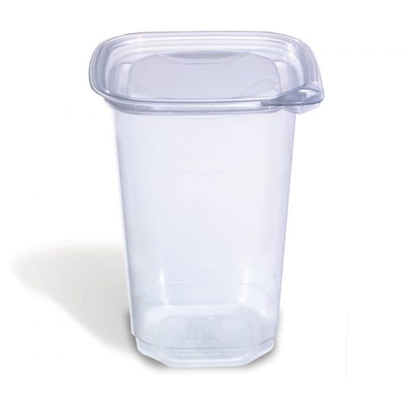 Placon Evolutions® 32 oz Clear Tamper-Evident Square Deli Base