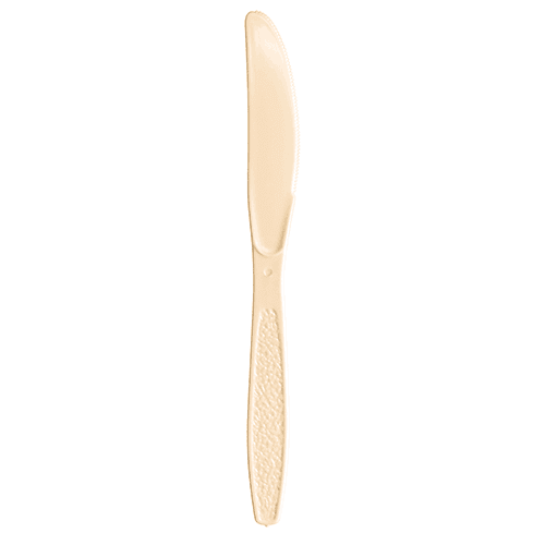 Berk Almond Heavy Weight Plastic Knife