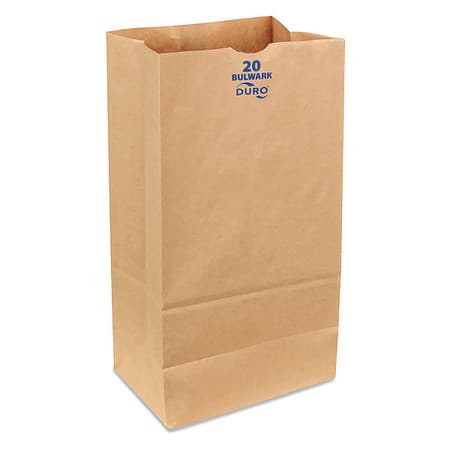 Duro Bulwark 20 lb. Extra Heavy Duty Brown Bag