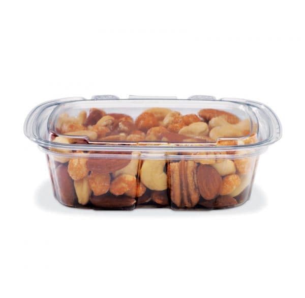 Placon Crystal Seal® 8 oz Clear Tamper-Evident Hinged Deli Base