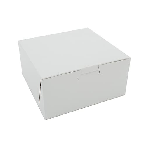 Southern Champion 6" x 6" x 3" White Non-Window Bakery Box