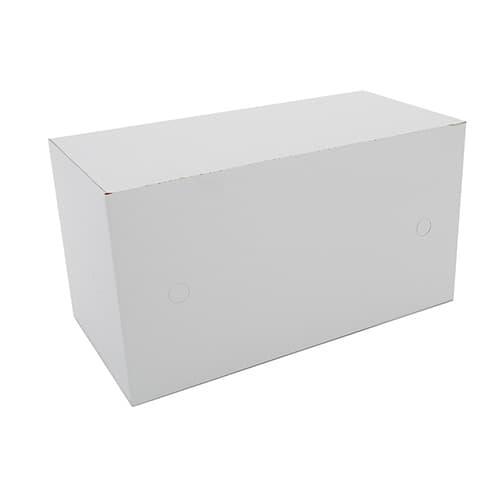 Southern Champion 10" x 5" x 5.375" White 5 Pound Meat Patty Box