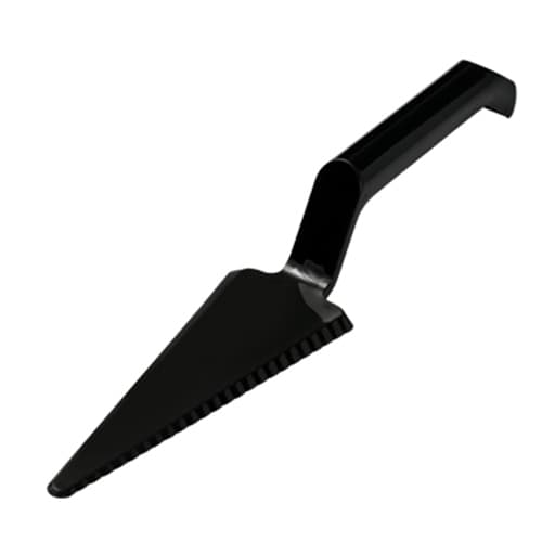 Fineline 3308BK Platter Pleasers 10" Black Plastic Cake/Pie Server