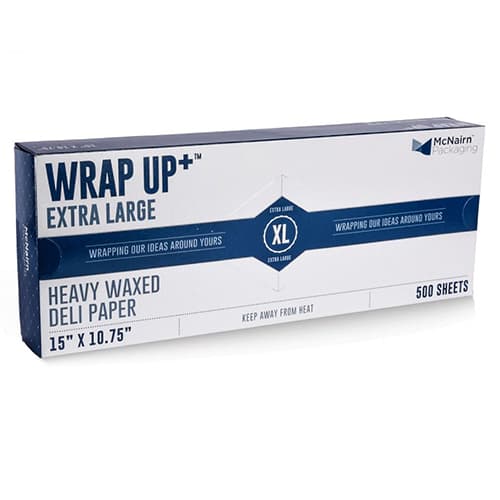 McNairn 15" x 10 3/4" Wrap Up + X-Large Interfolded Deli Sheets