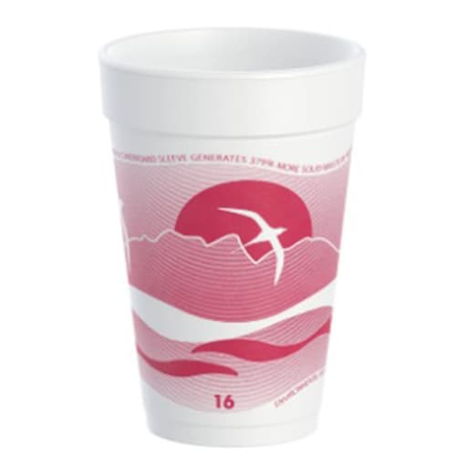 Dart 16J16H 16 oz. Horizon Foam Cup