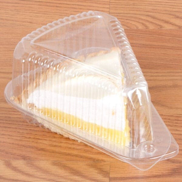 Polar Pak Hinhed Medium Pie Slice Container