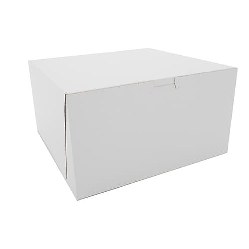 Southern Champion 10" x 10" x 5 1/2" White Non-Window Bakery Box