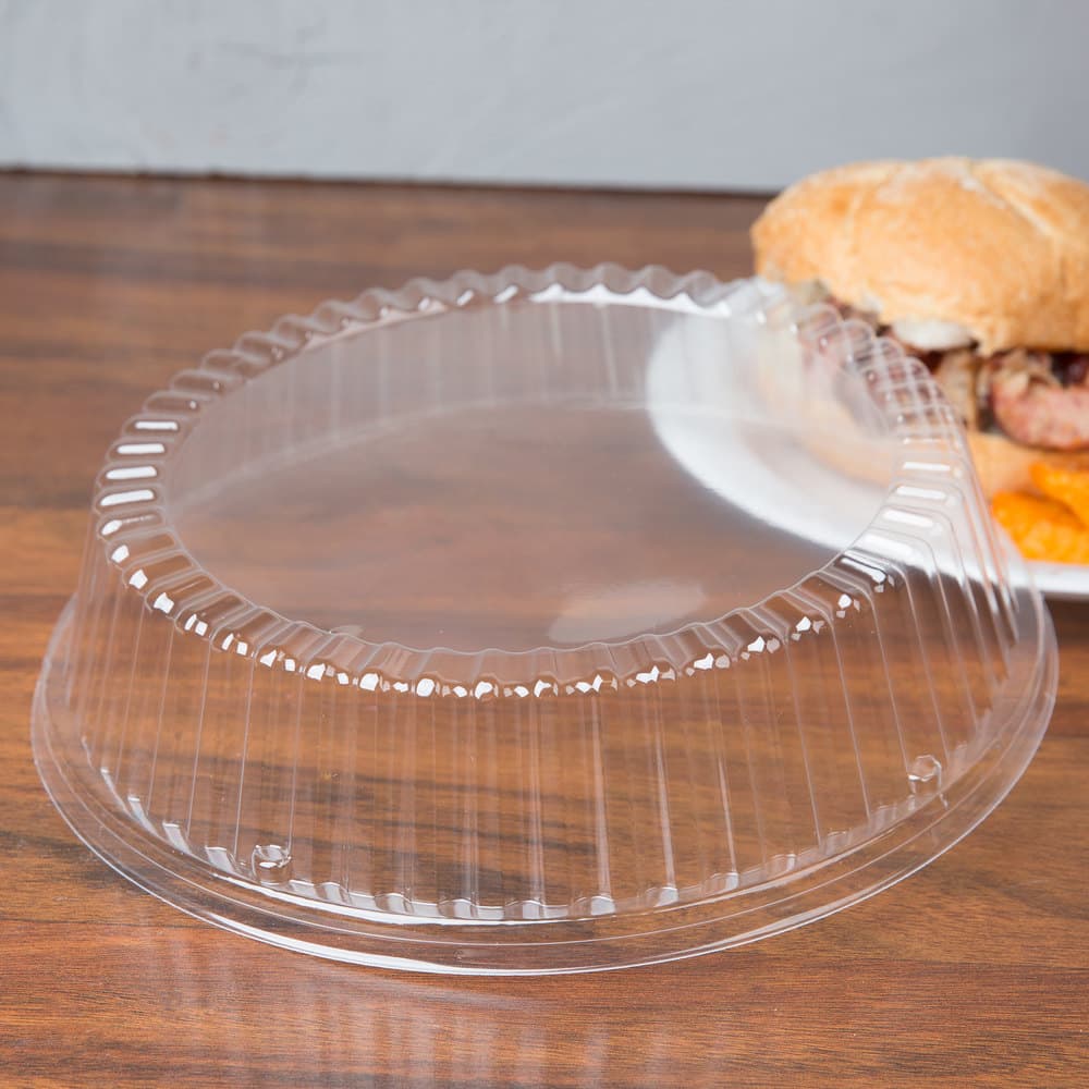 Dart CL9P 9" Clear Plastic Dome Plate Cover