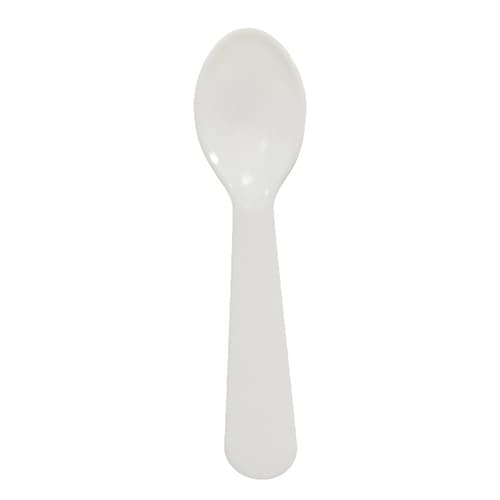 Solo Light Weight PS Plastic Taster Spoon - White