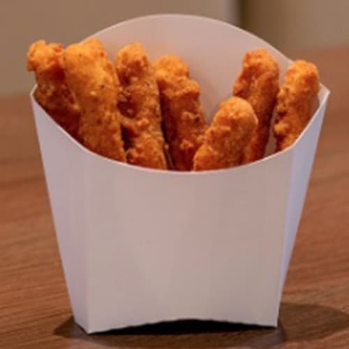 Southern Champion White Paper French Fry Scoop / Tray
