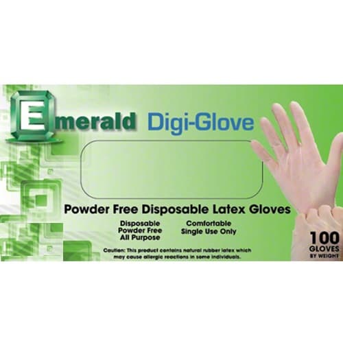 Emerald Digi-Glove X-Large Powder Free Latex Glove