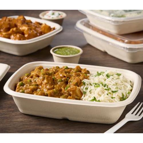 Sabert Pulp Ultra™ 28 oz. PFAS-Free Rectangle Container