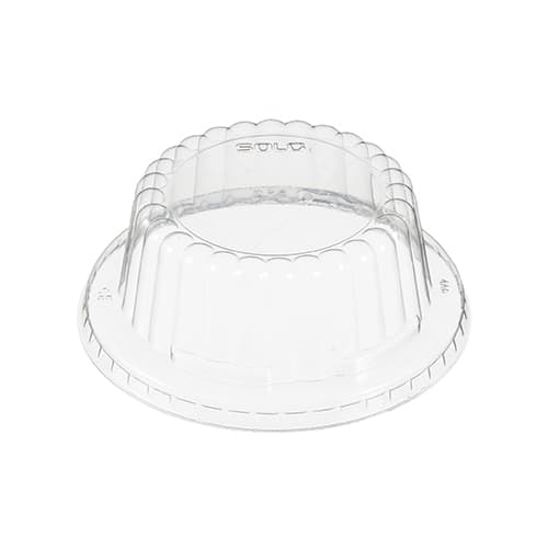 Solo 8 oz Dome PET Plastic Food Container Lid - Clear