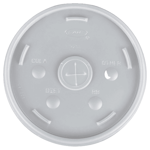Dart 32SL1 Translucent Lid with Straw Slot