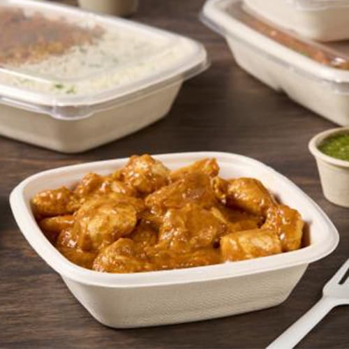 Sabert Pulp Ultra™ 16 oz. PFAS-Free Square Container