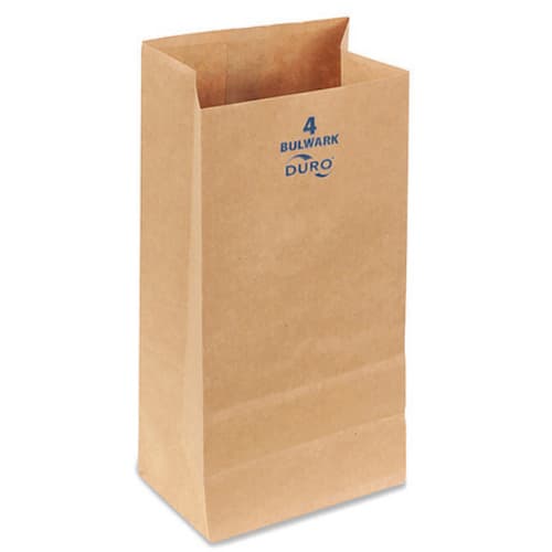 Duro Bulwark 4 lb. Extra Heavy Duty Brown Bag