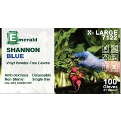 Emerald X-Large Shannon Vinyl Latex Free Powder Free Glove