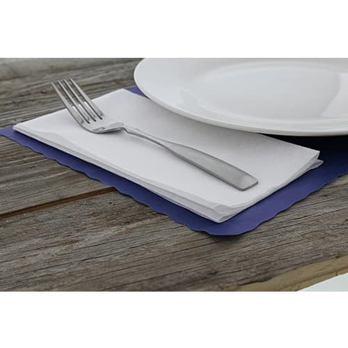 AmerCare Airlaid 12" x 17" White 1/6 Fold Guest Towel - Image 2