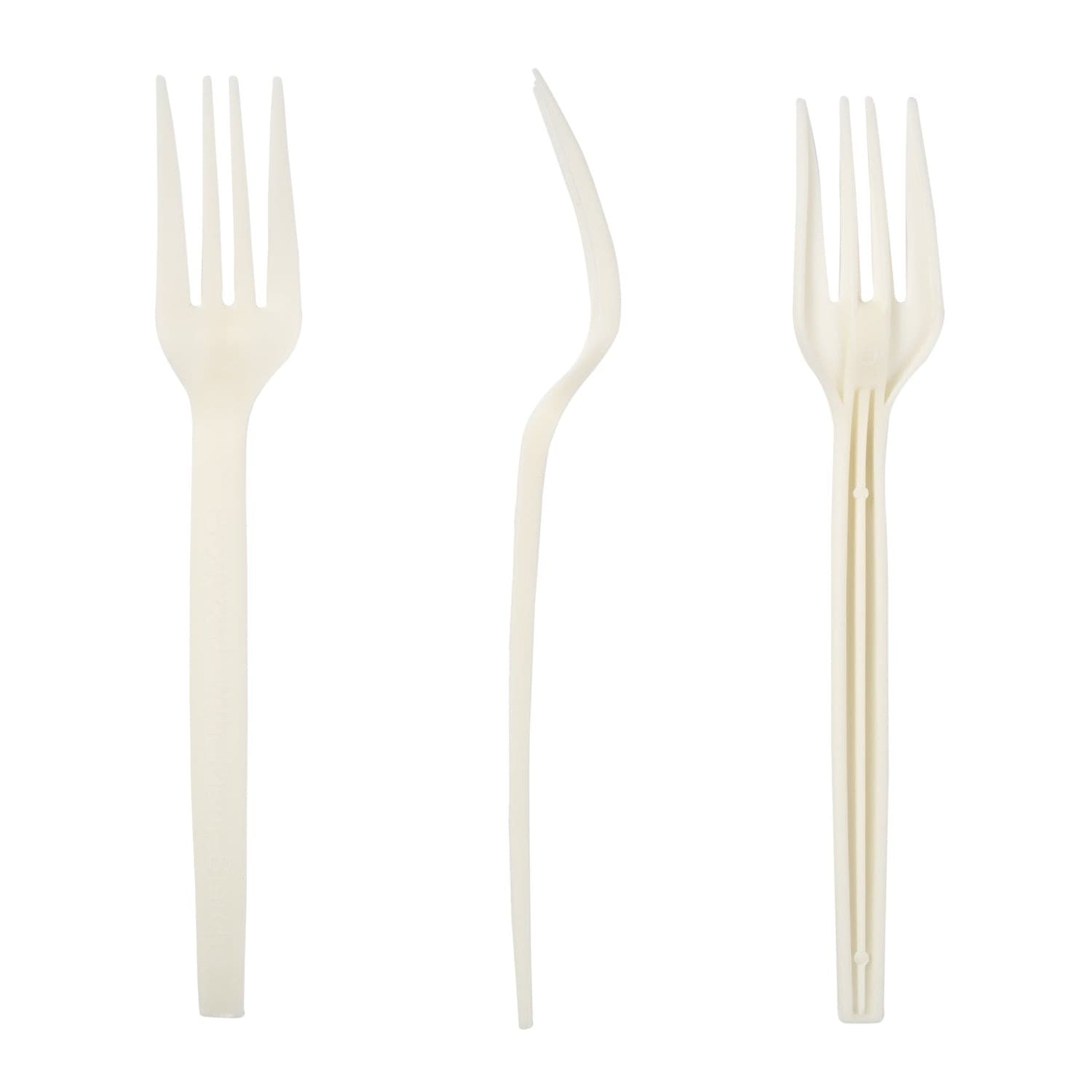 AmerCare Royal Medium Weight Cornstarch Bulk Fork - Image 3