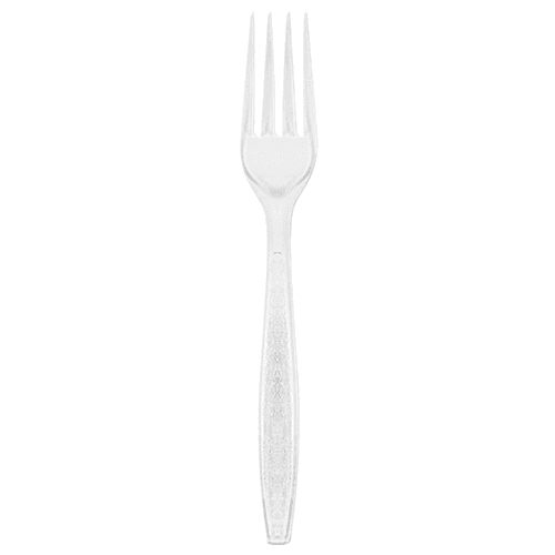 Berk Clear Heavy Weight Plastic Fork - Image 2