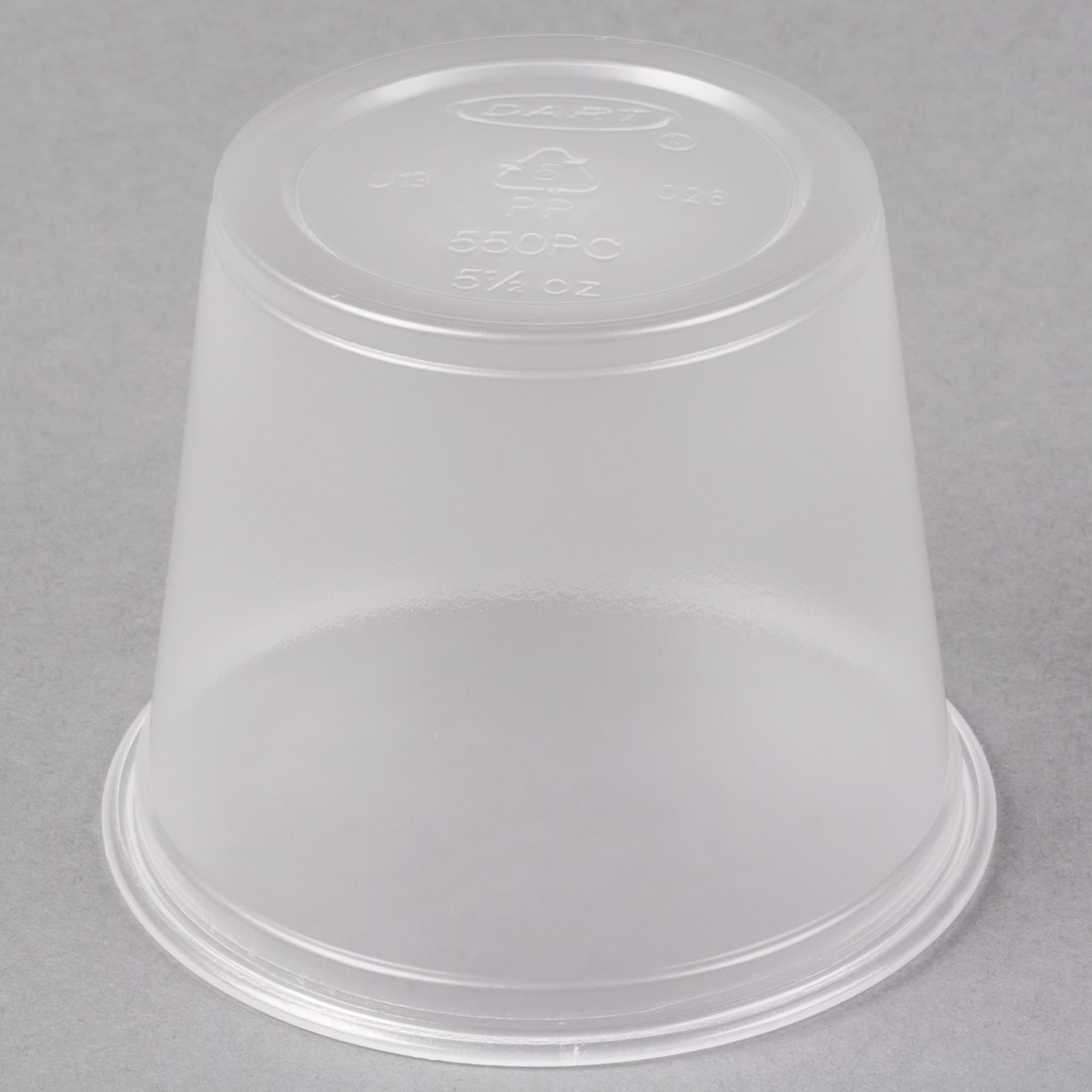 Dart Conex Complements 550PC 5.5 oz. Translucent Plastic Souffle / Portion Cup - Image 5