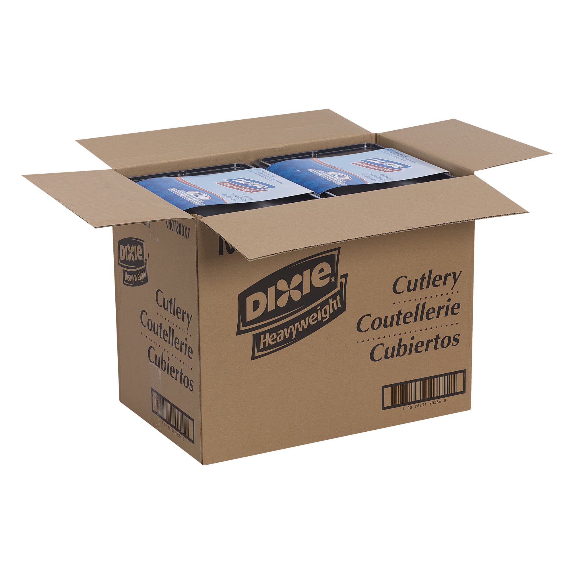 Dixie® Heavy-Weight Polystyrene Disposable Plastic Forks, Knives &Teaspoons Keeper Pack Grab-N-Go® - Image 8