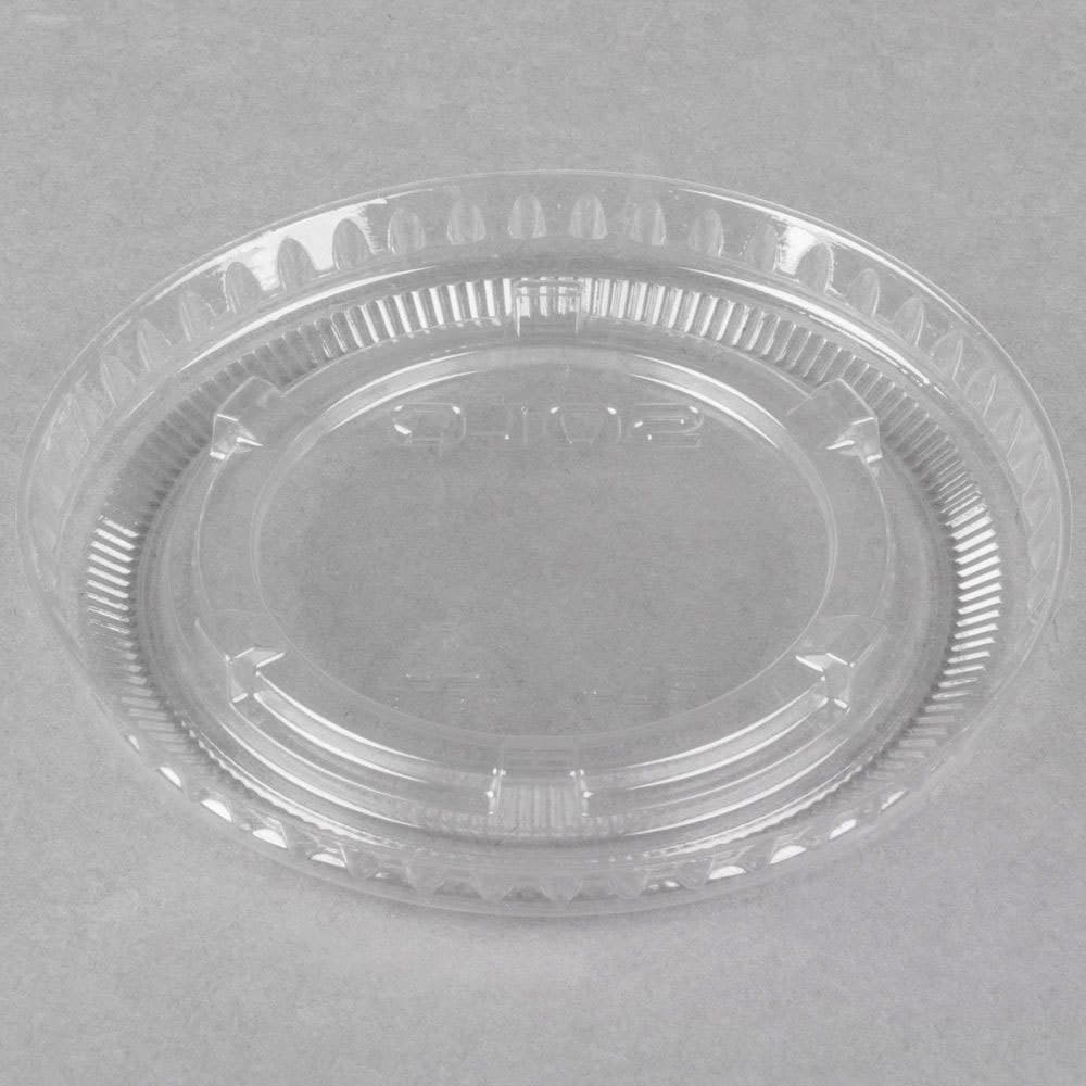 Dart PL4N Conex Clear Plastic Souffle / Cup Lid - Image 5