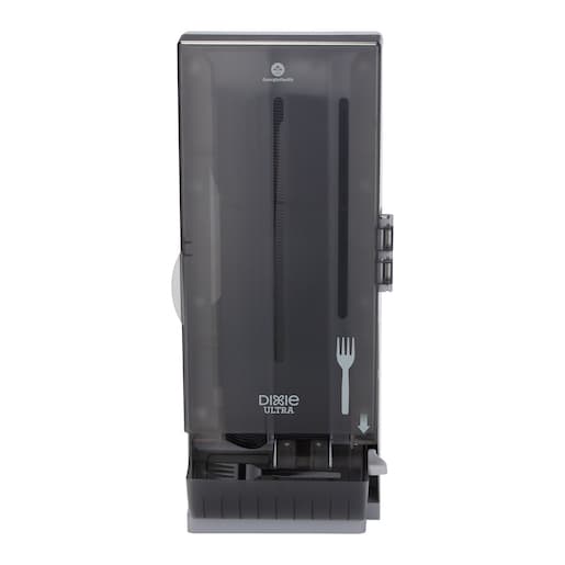 Dixie Ultra® Smartstock® Series-O Classic Gray Fork Dispenser - Image 4