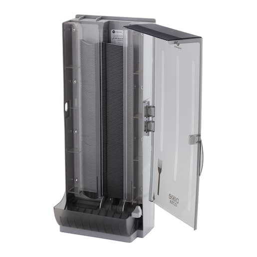 Dixie Ultra® Smartstock® Series-O Classic Gray Fork Dispenser - Image 5
